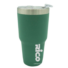 Voyage en acier inoxydable Auto vide Mug vert 30oz comme professionnel comme Yeti